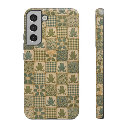 Frog Quilt Tough Case