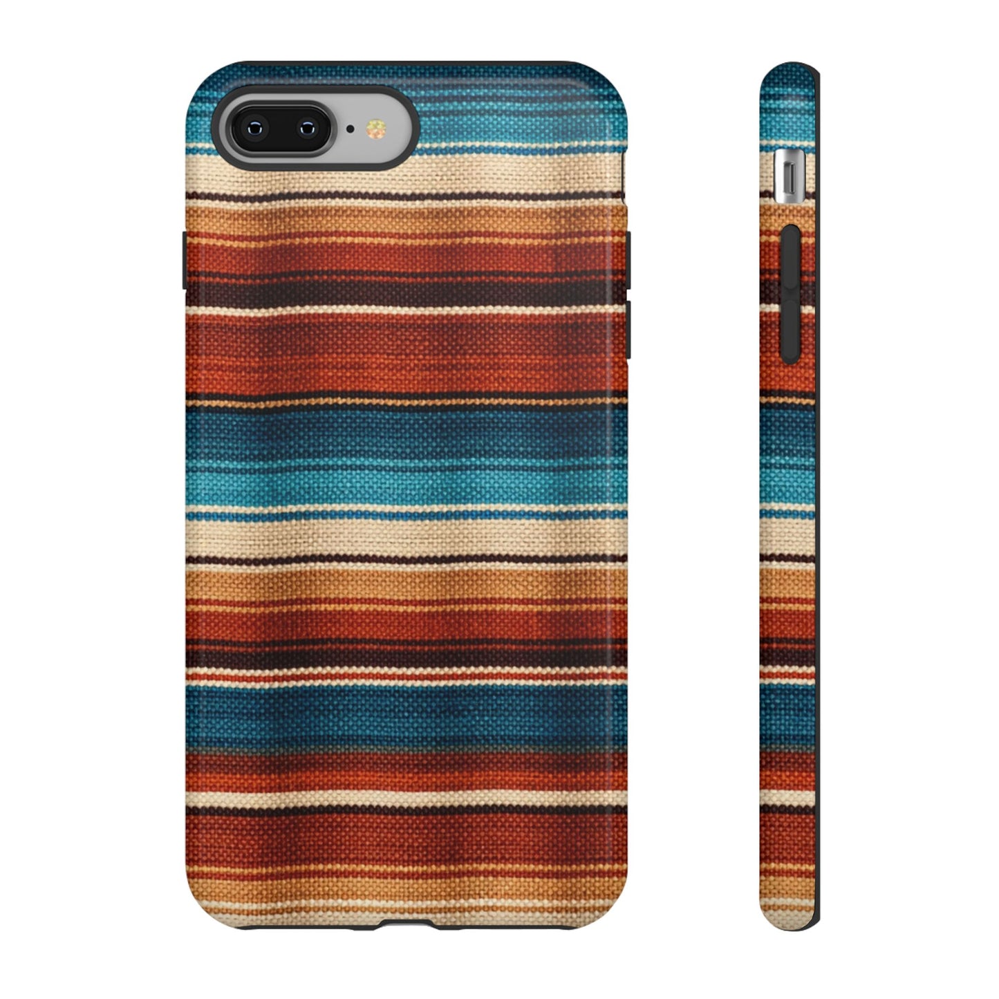 Turquoise + Orange Serape Tough Case