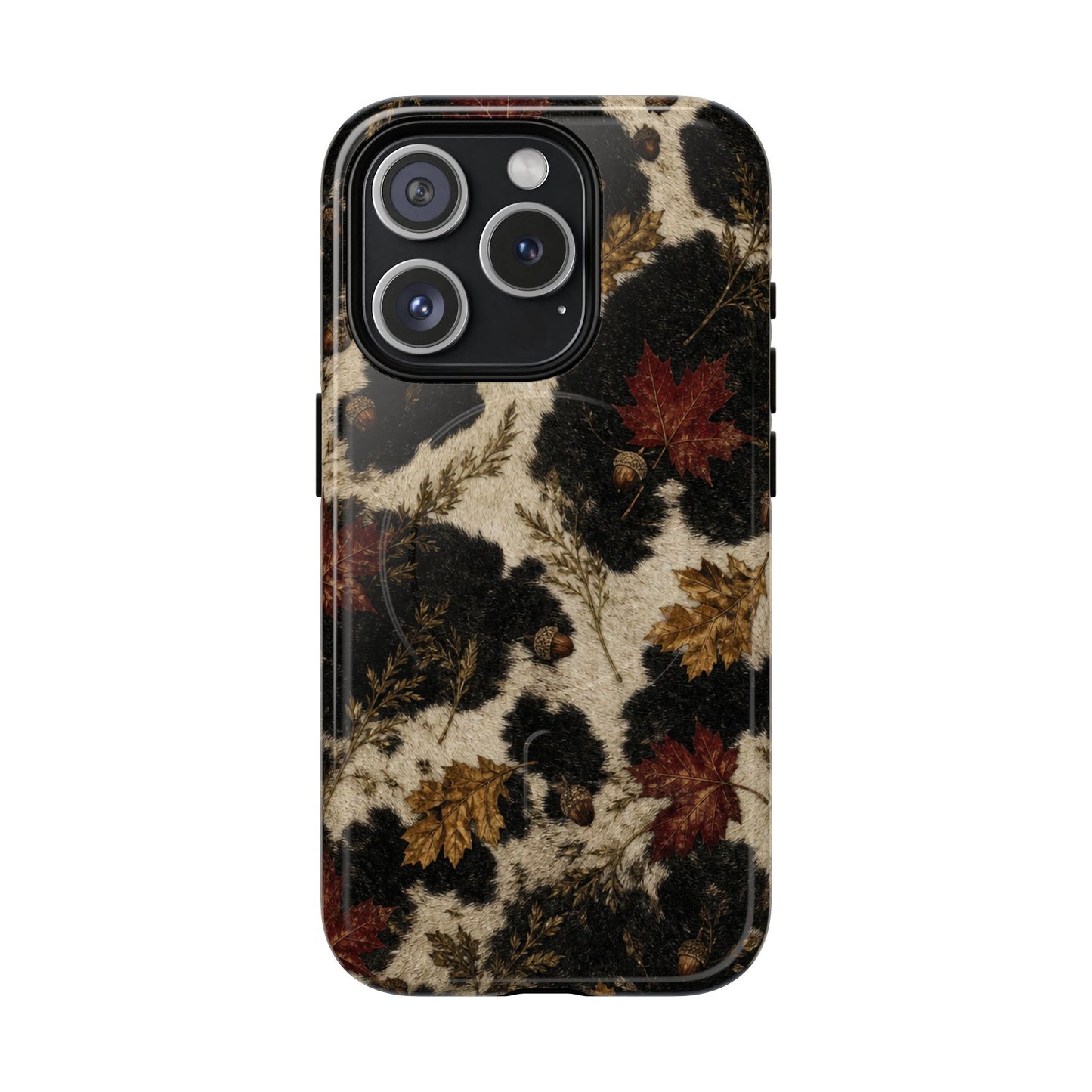 Fall Cowhide Magnetic Case