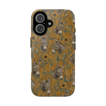 Donkey Sunflower Tough Case