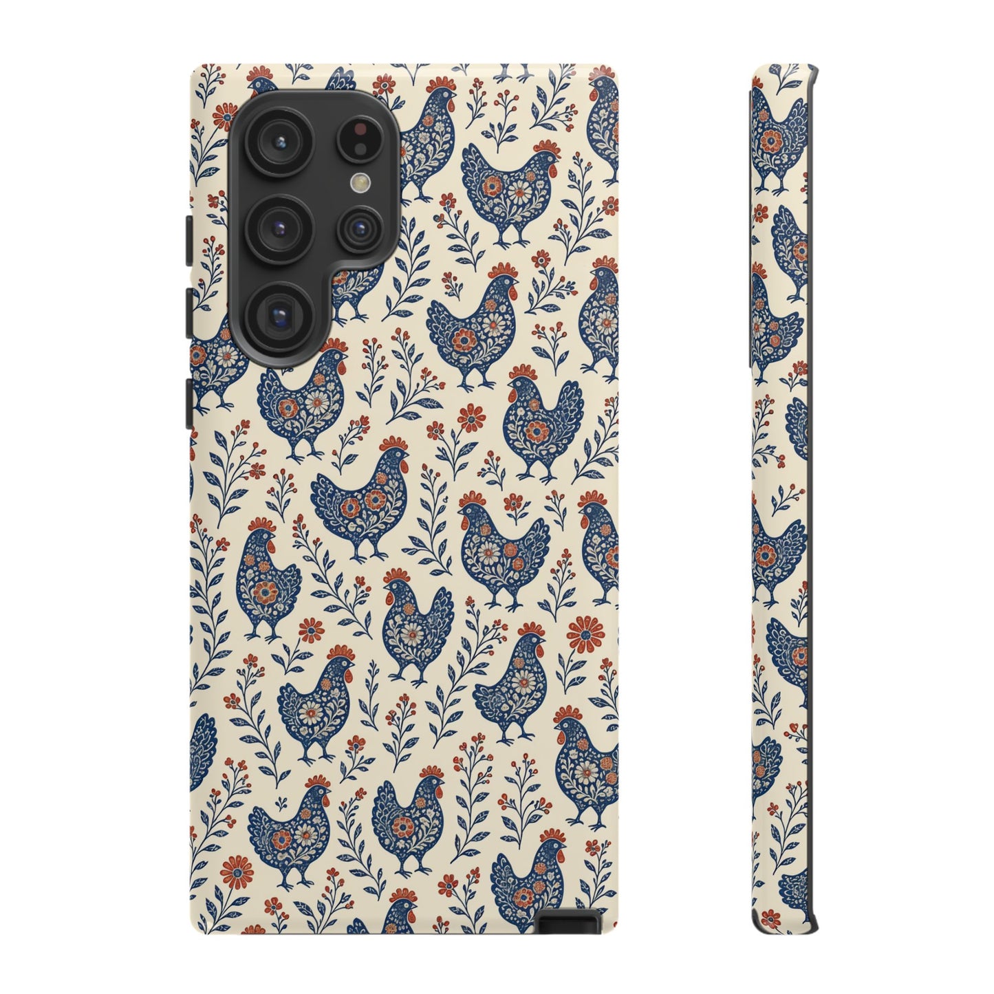 Folk Hens Tough Case