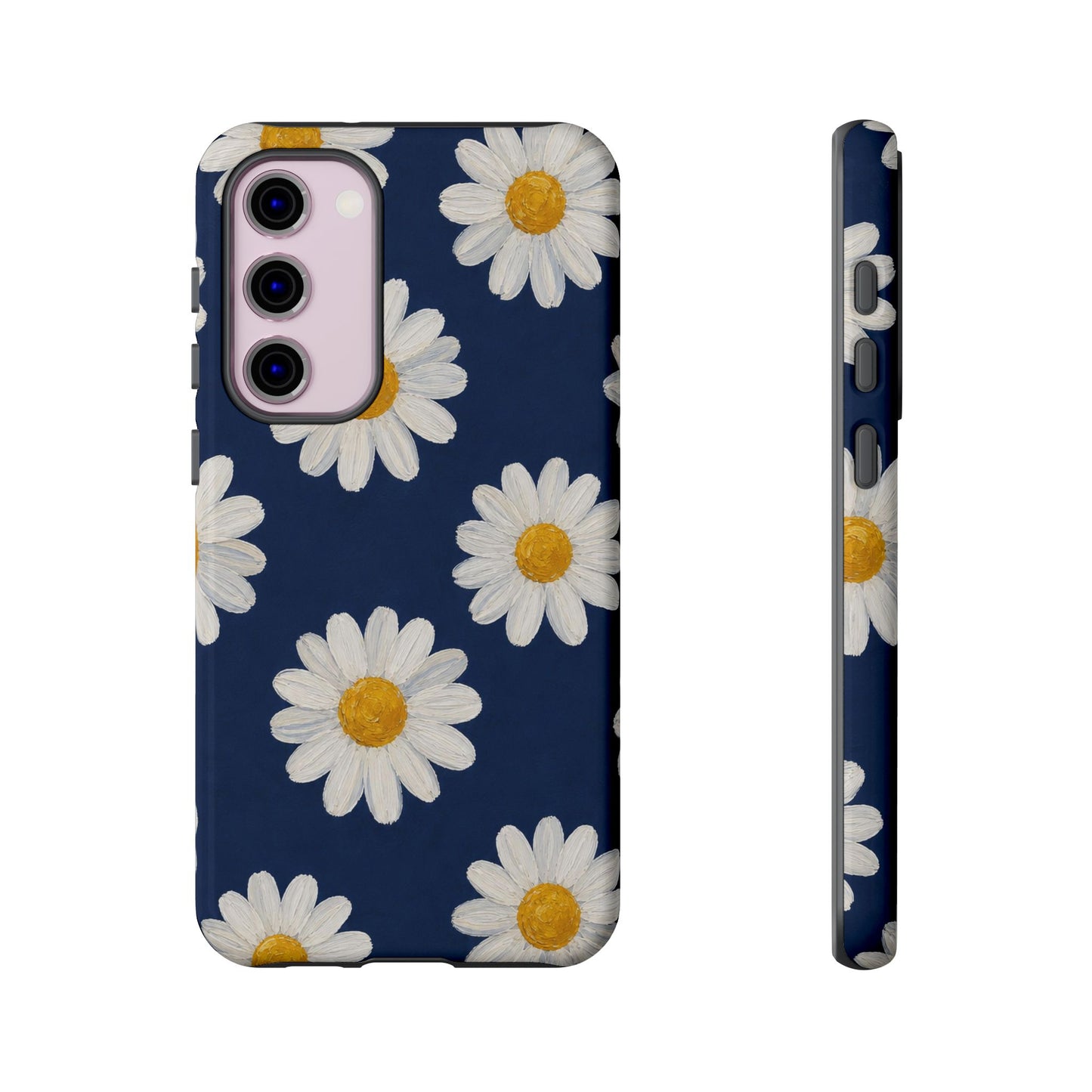 Navy Daisy Tough Case