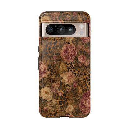 Leopard Floral Tough Case