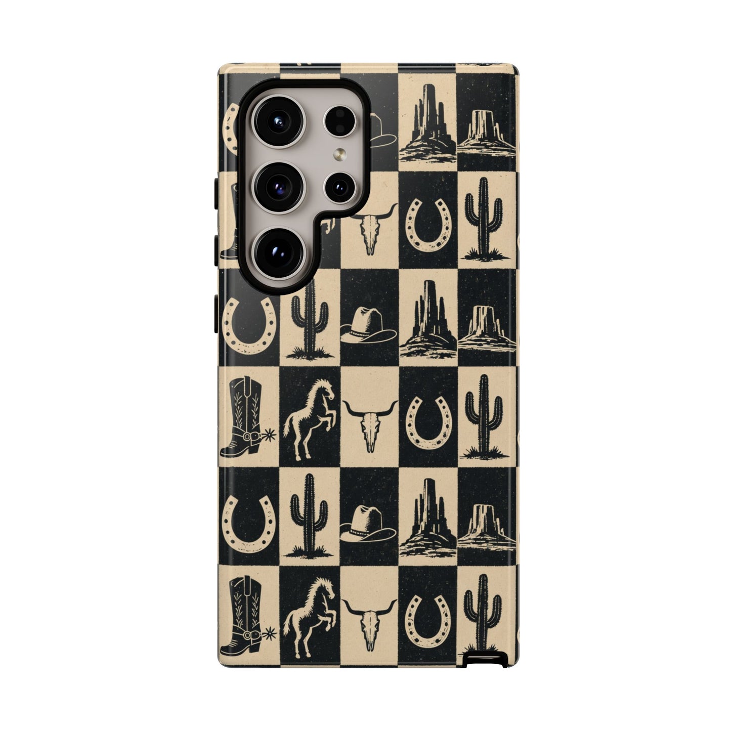 Western Checkerboard Tough Case