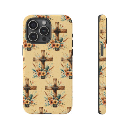 Floral Crosses Tough Case