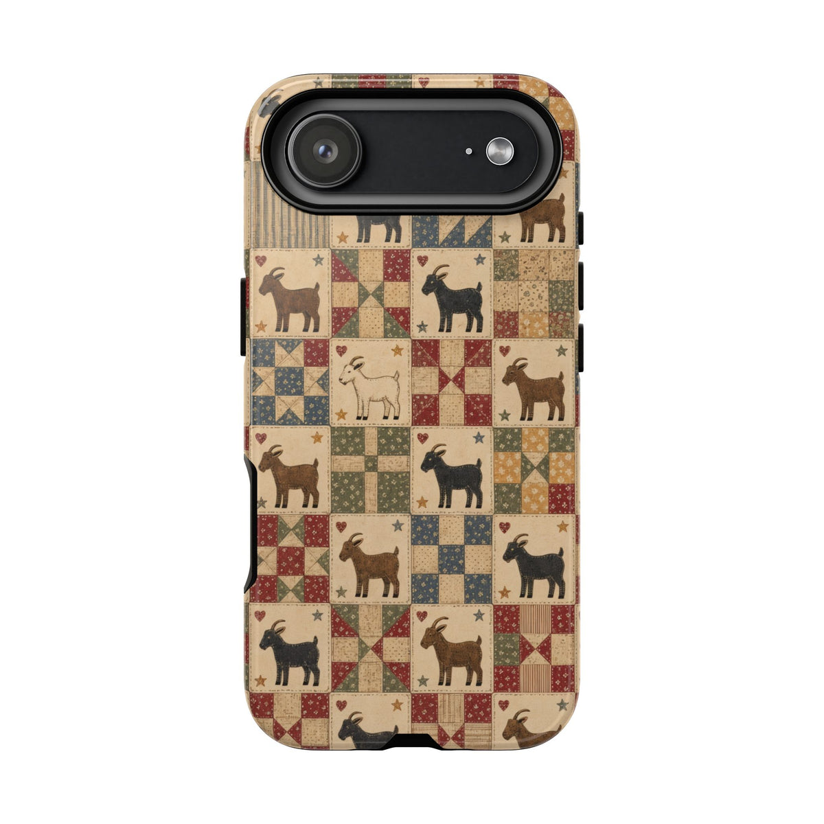 Goat Quilt Tough Case