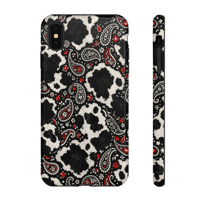 Paisley Cowhide Tough Case