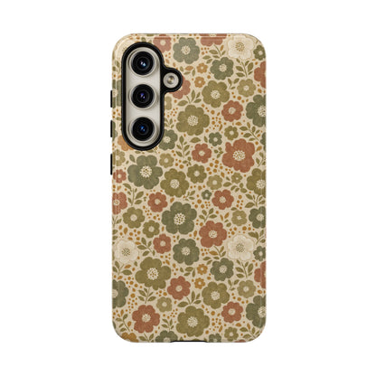 Retro Poppy Field Tough Case