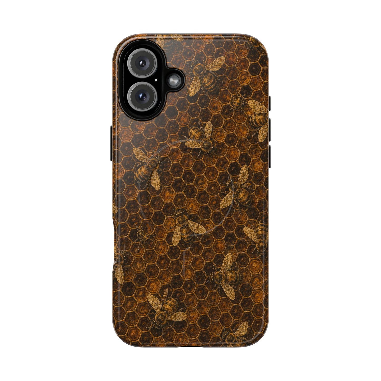 Golden Honeycomb Magnetic Case