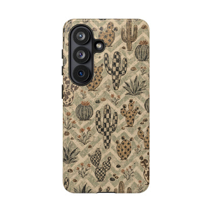 Checkered Cactus Tough Case