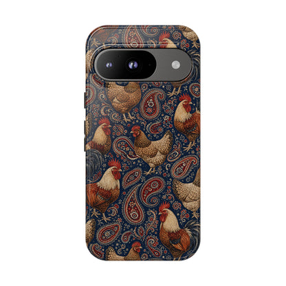 Patriotic Paisley Chickens Tough Case