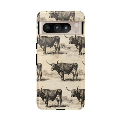 Vintage Longhorns Tough Case