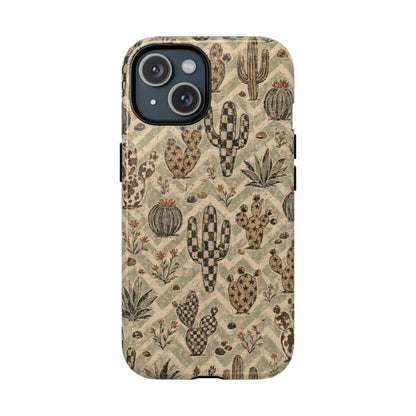 Checkered Cactus Magnetic Case
