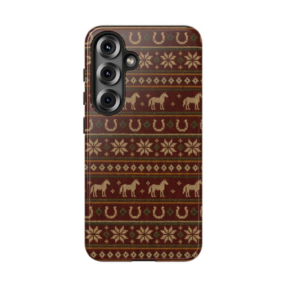 Fair Isle Horses Tough Case