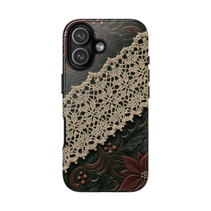 Poinsettia Lace Tough Case