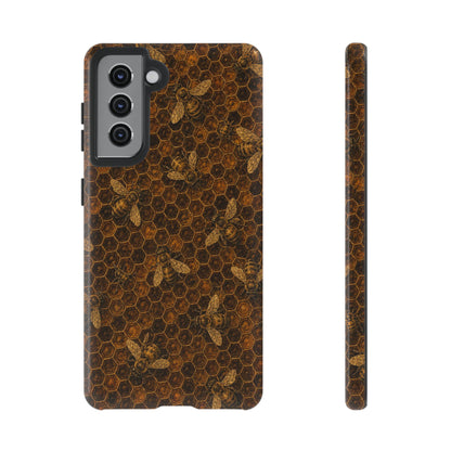 Golden Honeycomb Tough Case