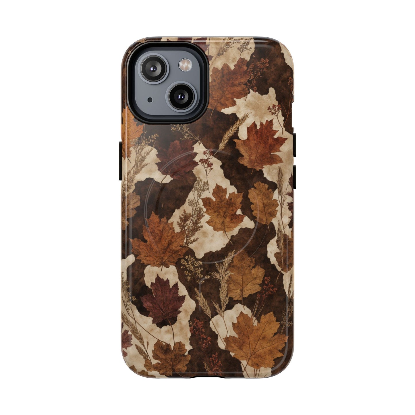 Autumn Cowhide Magnetic Case