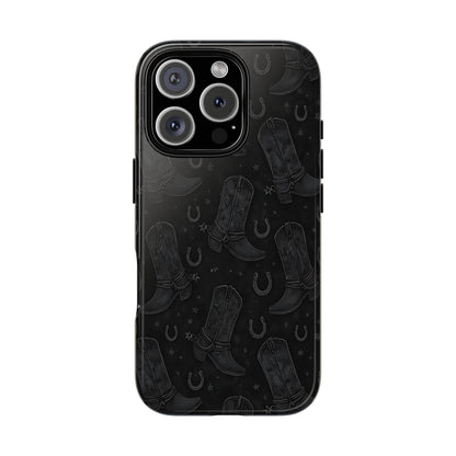 Western Noir Boots Tough Case