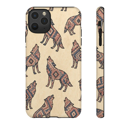 Rose Aztec Wolf Tough Case
