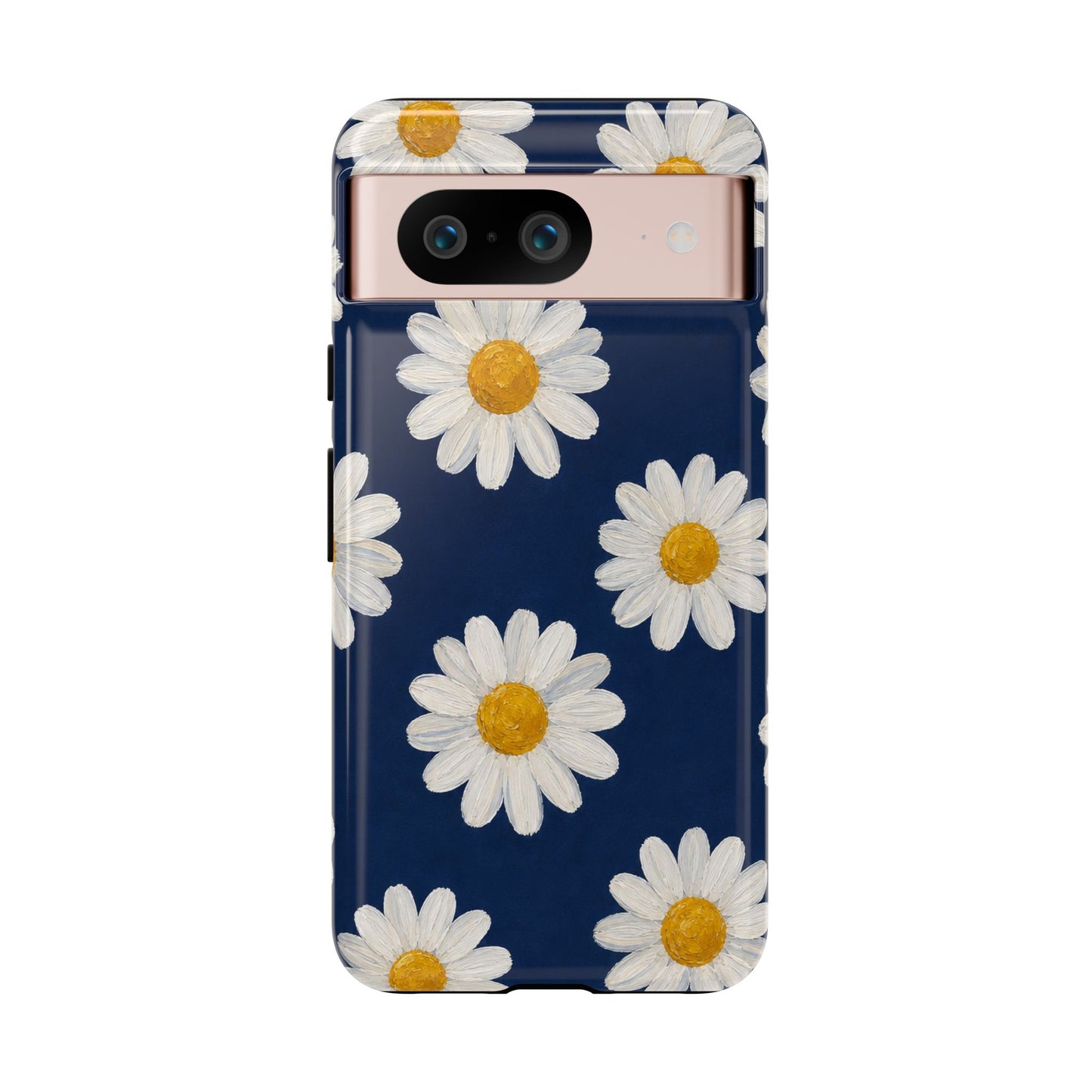 Navy Daisy Tough Case