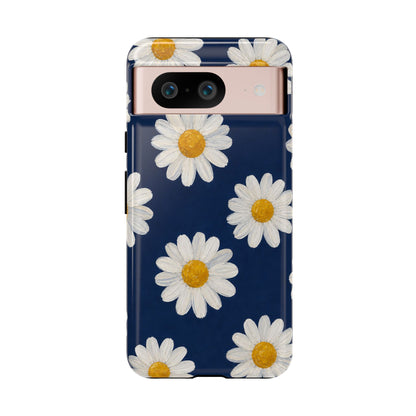 Navy Daisy Tough Case