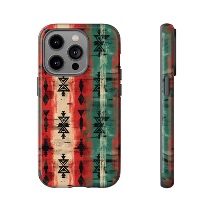 Christmas Grunge Aztec Tough Case