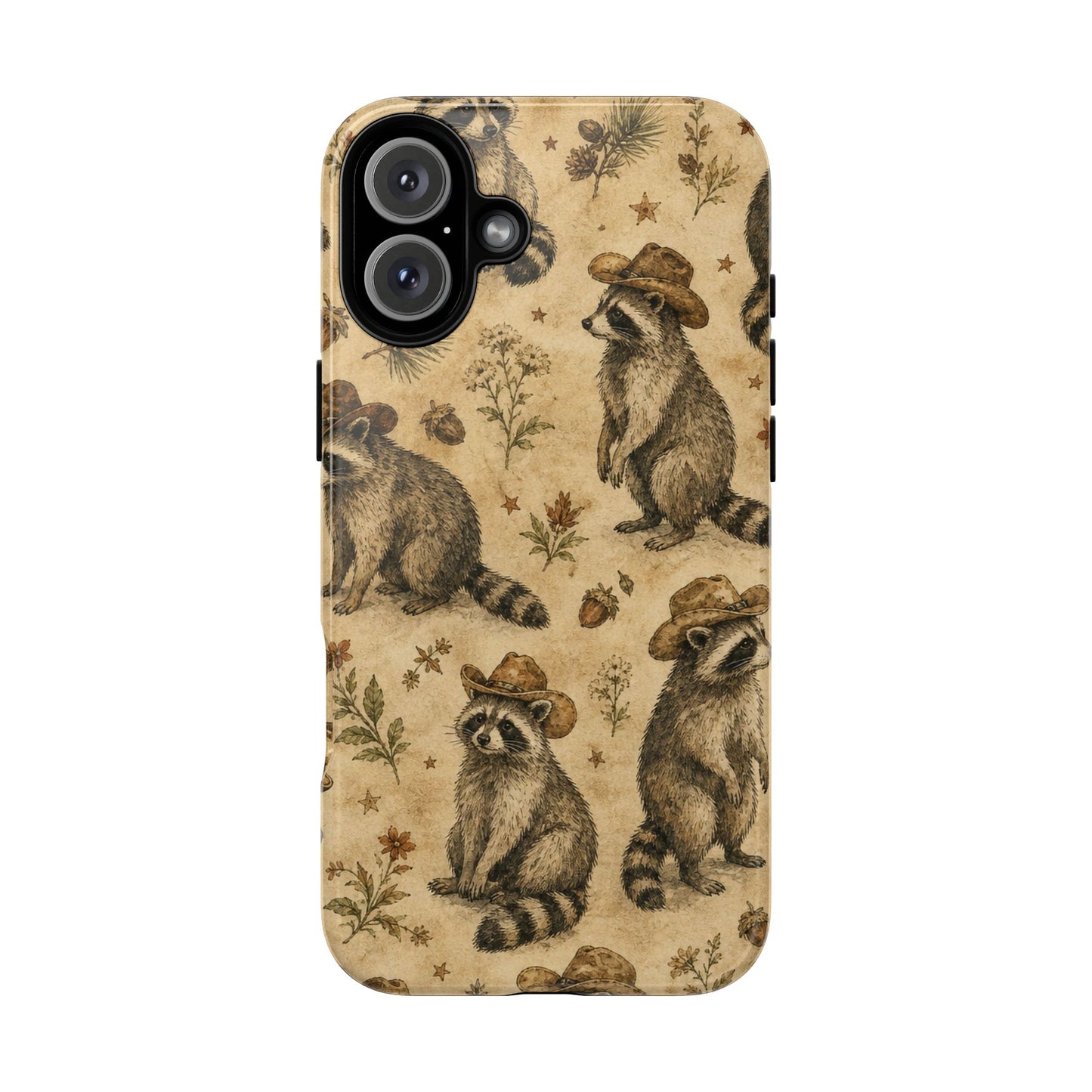 Painted Raccoon Tough Case