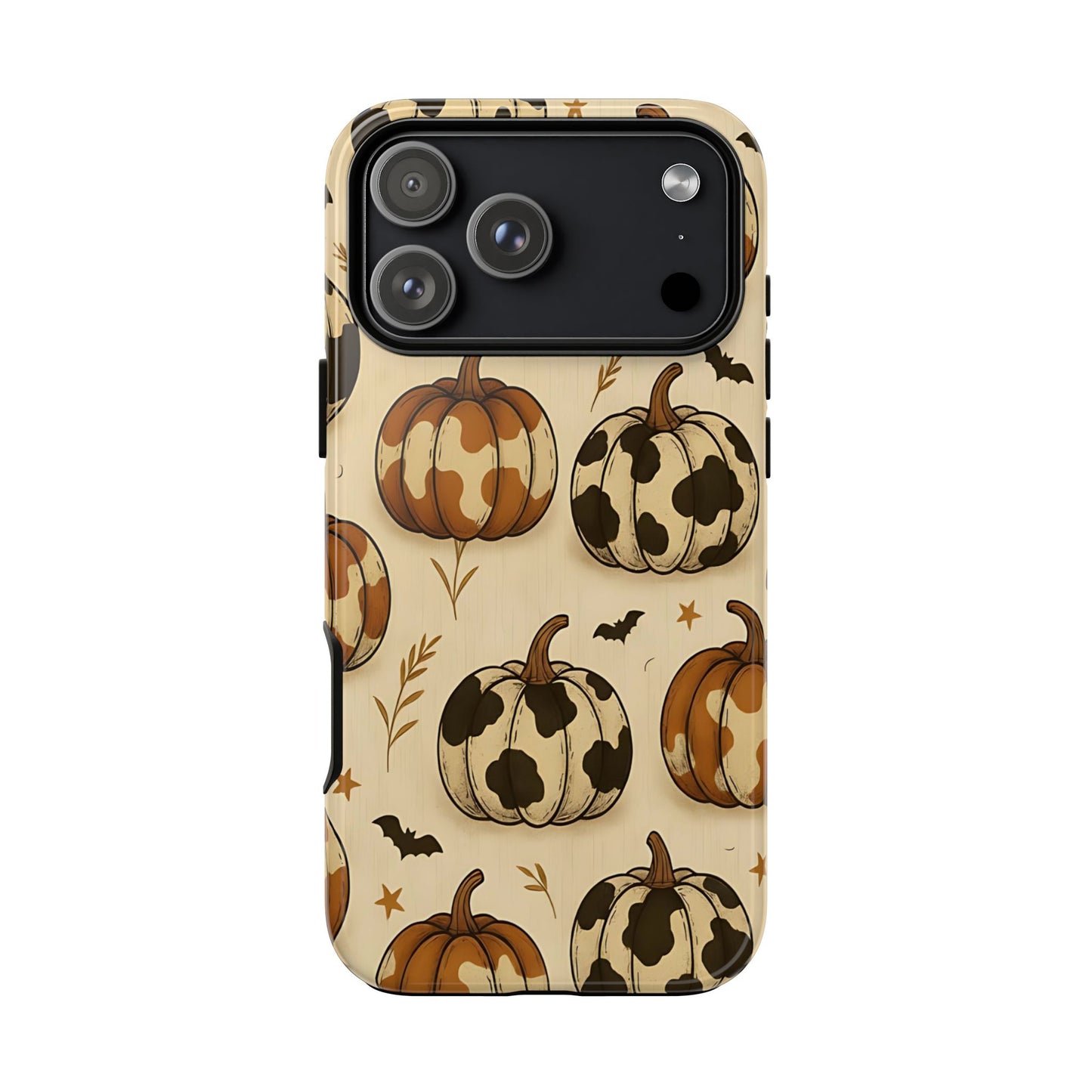 Cowhide Pumpkins Tough Phone Case
