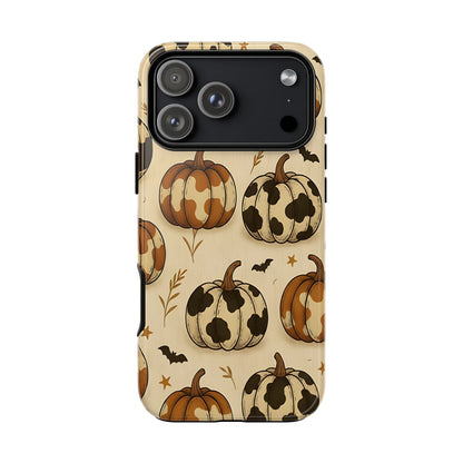 Cowhide Pumpkins Tough Phone Case