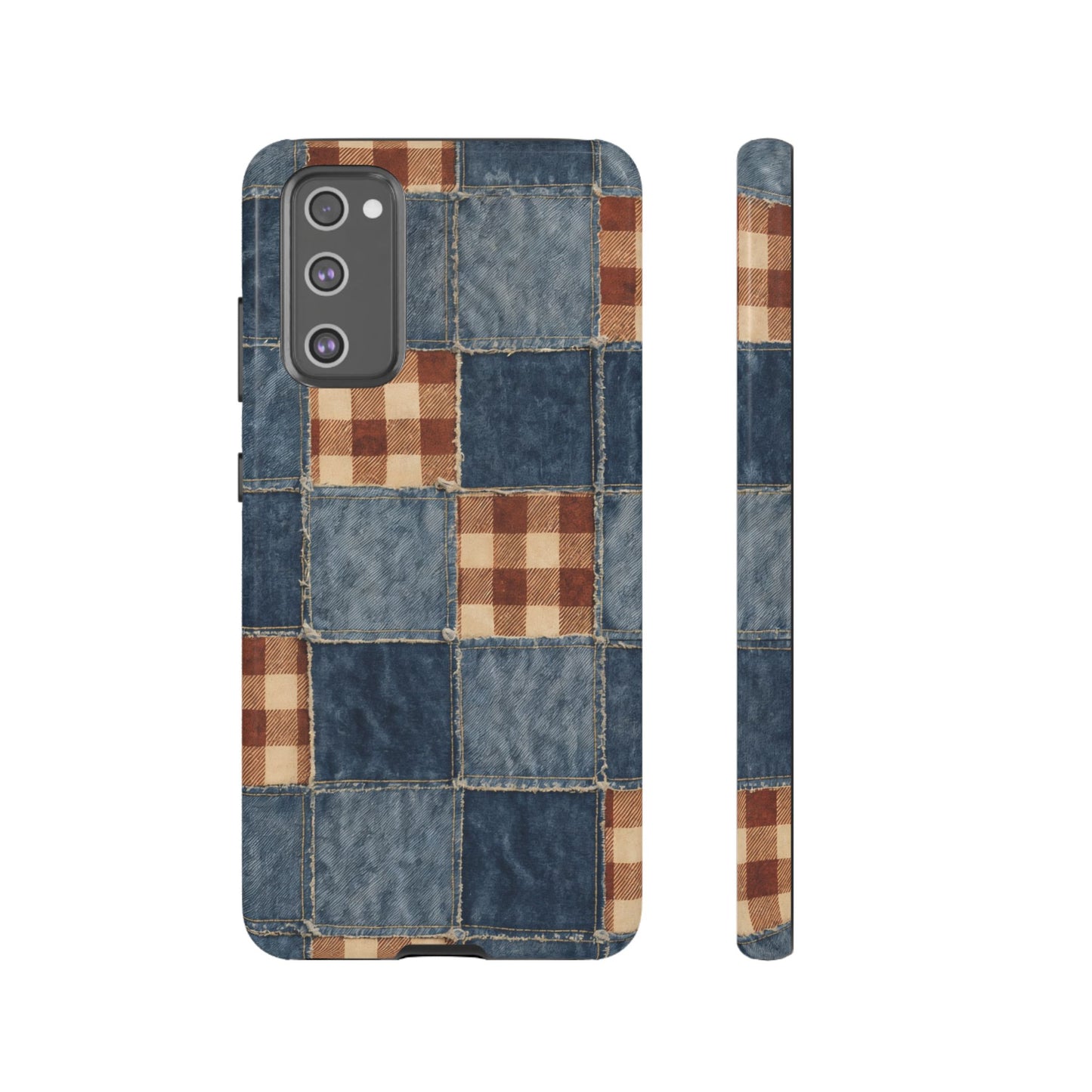 Denim Patchwork Tough Case