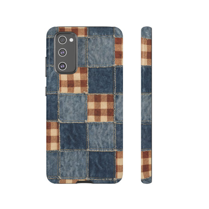 Denim Patchwork Tough Case