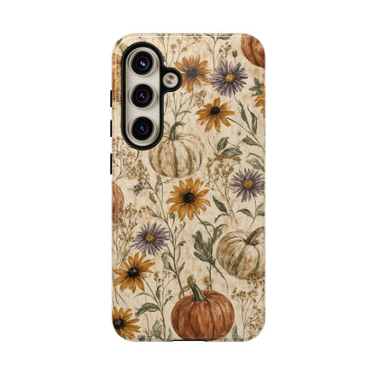 Pumpkin Wildflower Tough Case