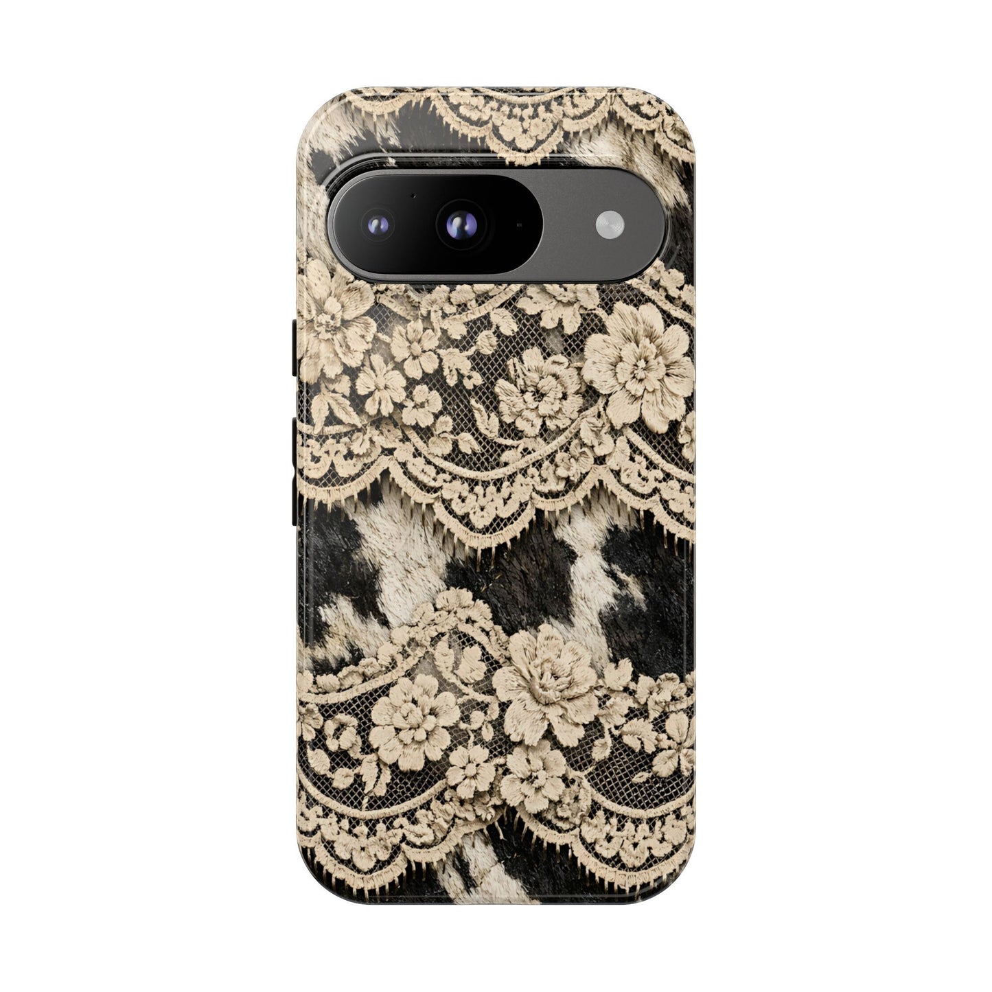 Cowhide Lace Tough Case