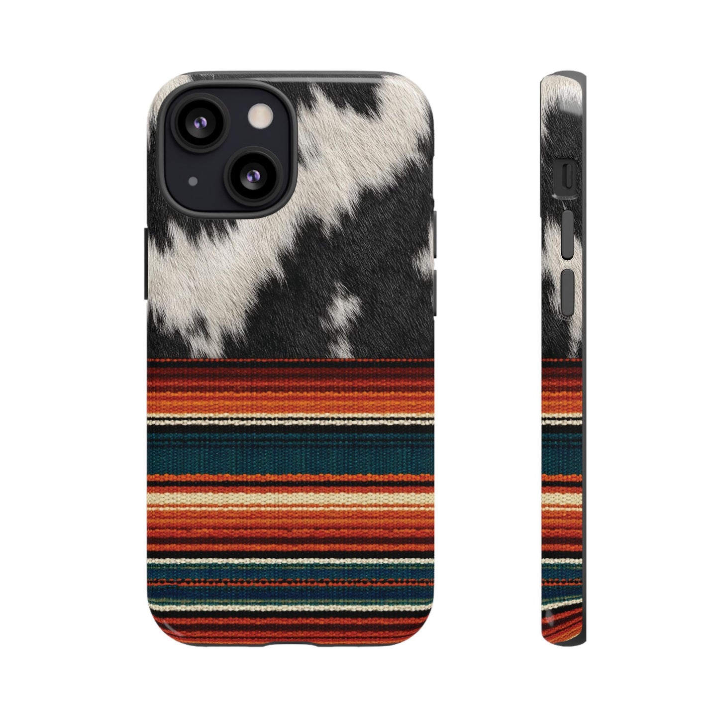 Cowhide + Serape Stripe Tough Case