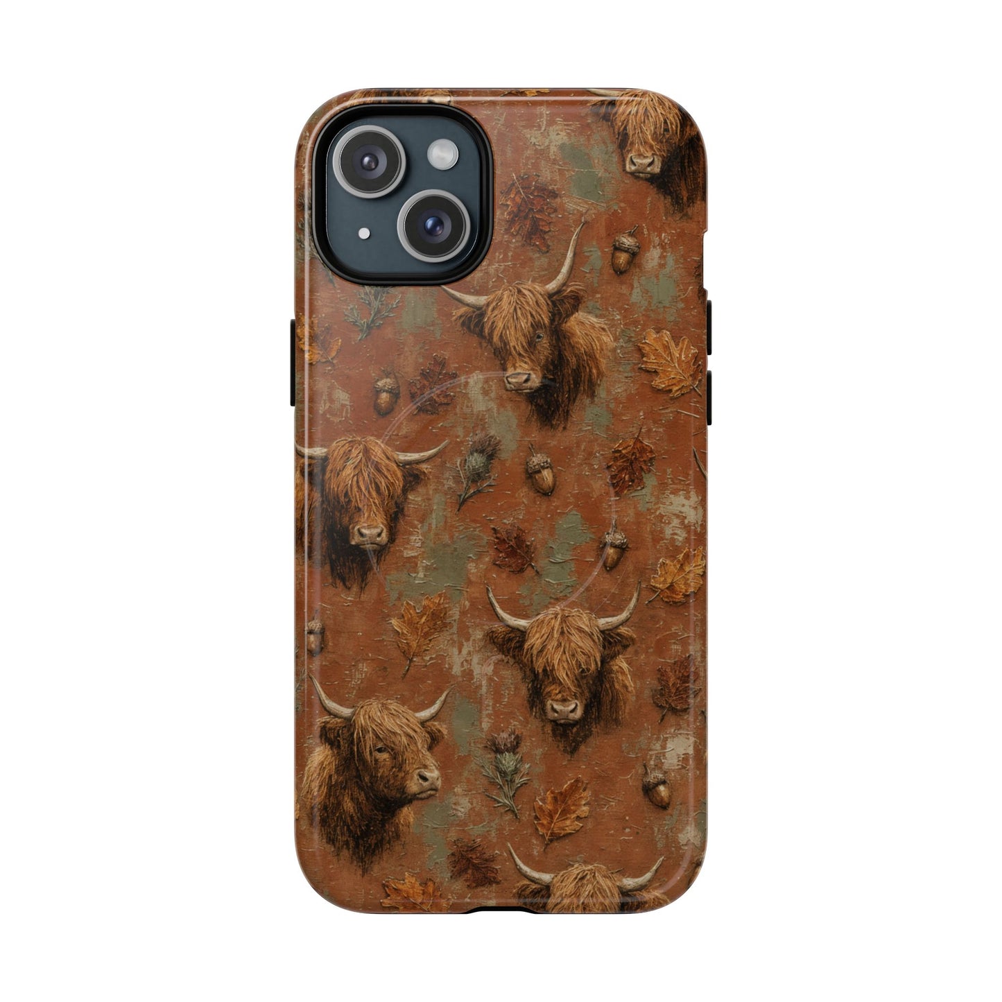 Autumn Highland Cow Magnetic Case