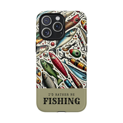 Id Rather Be Fishing Magnetic Case