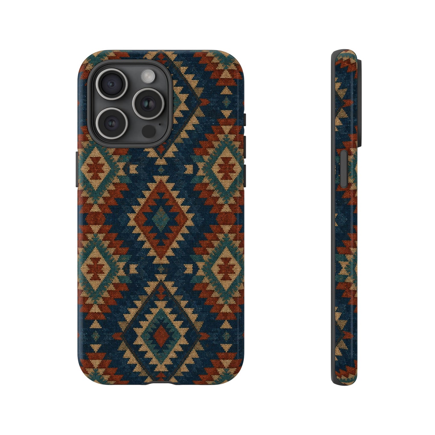 Navy Aztec Tough Case