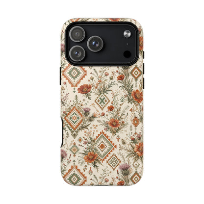 Aztec Wildflowers Magnetic Case