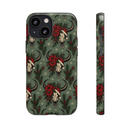 Santa Bull Skulls Tough Case