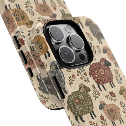 Folk Sheep Tough Case