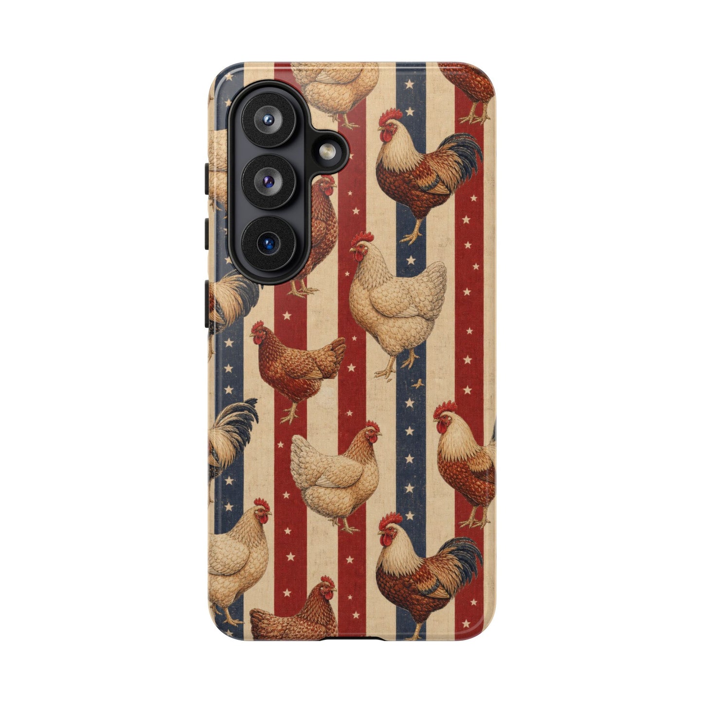 Chickens and Stripes Tough Case
