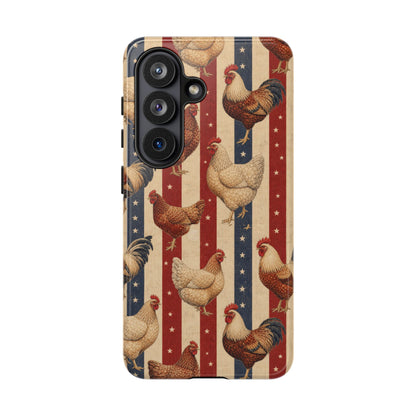 Chickens and Stripes Tough Case