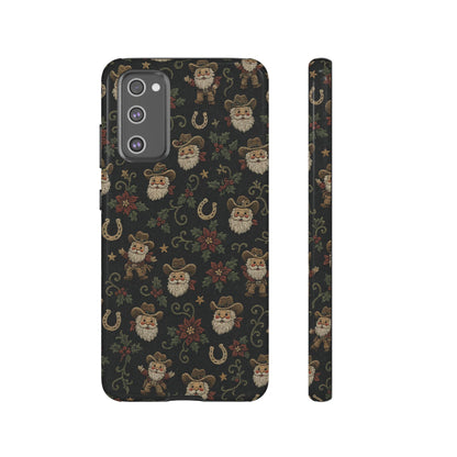 Stitched Cowboy Santa Tough Case