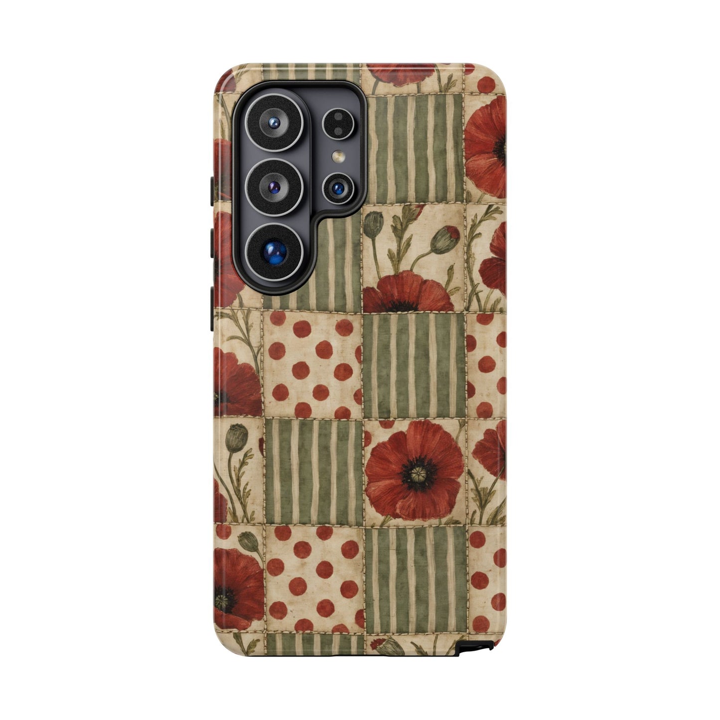 Poppy Patchwork Tough Case
