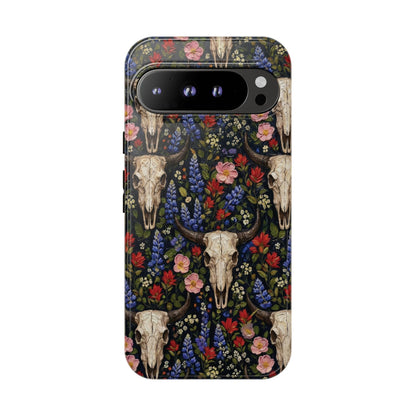 Floral Skull Tough Case