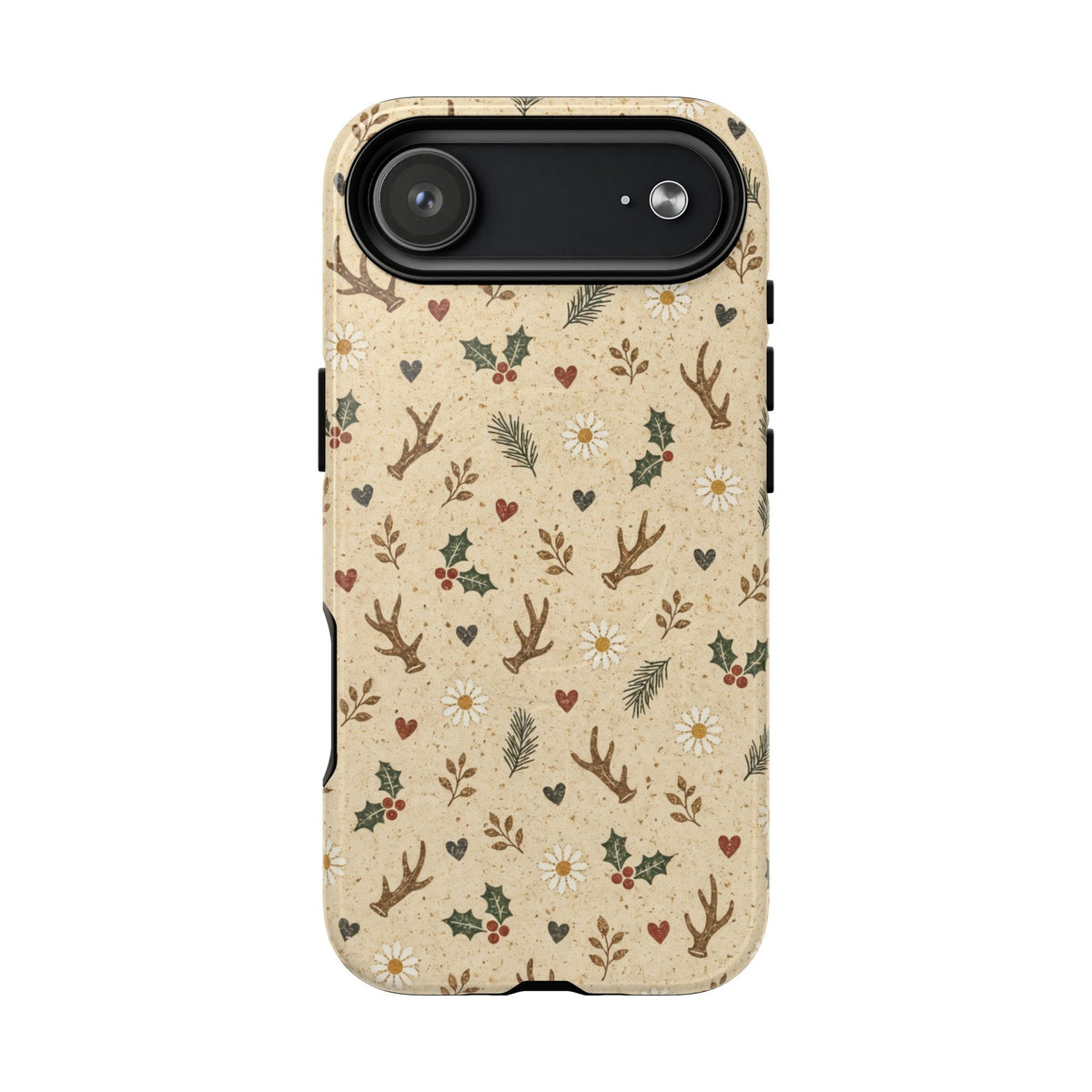 Antler Daisies Christmas Magnetic Case