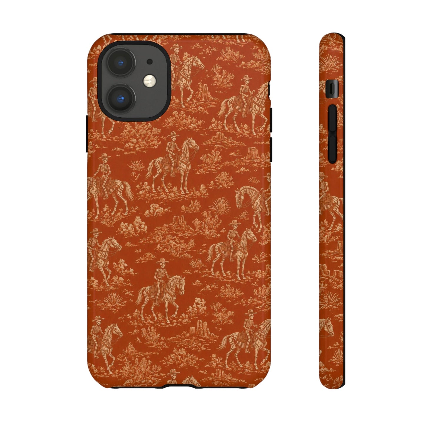 Cowboy Skeleton Toile Tough Case