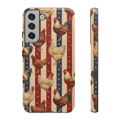 Chickens and Stripes Tough Case