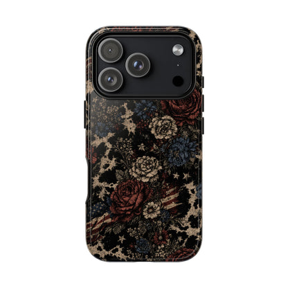 USA Cowhide Bloom Tough Case
