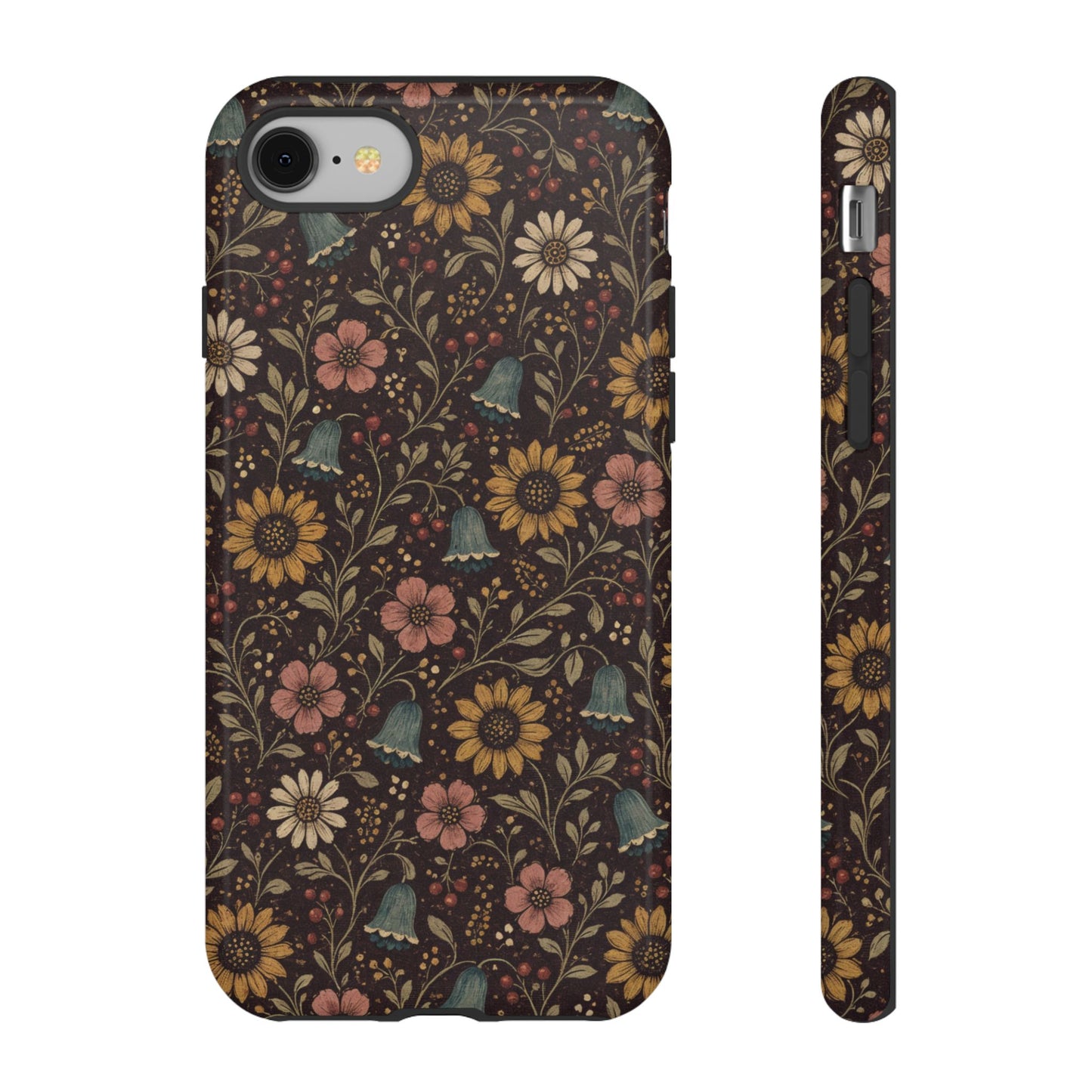 Plum Folk Floral Tough Case